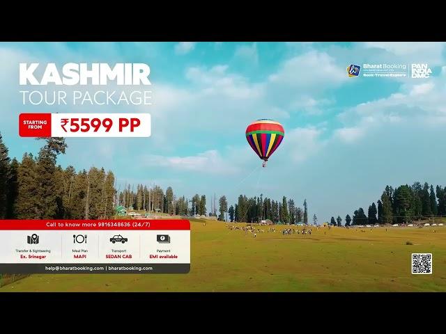 Discover Kashmir @ 6999/Per Person: Unforgettable Adventures Await! | Bharat Booking Holidays