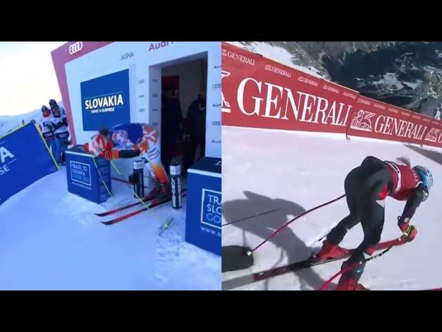 Mikaela Shiffrin crash  2024