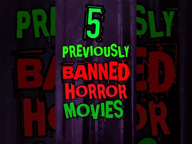 BANNED Horror Movies you NEED to see! #videonasties #movieshorts