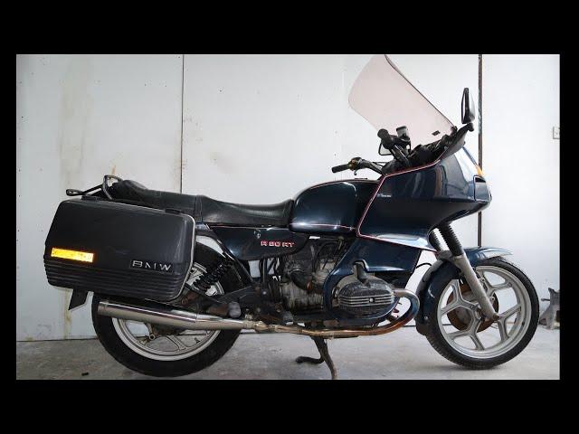 bmw r80rt first start in two years on old fuel