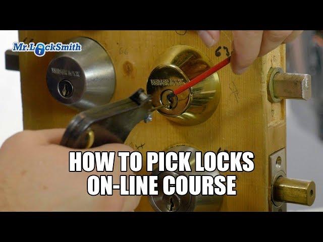 How to Pick Locks On-Line Course | Mr. Locksmith™ Video