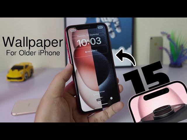 How to Get iPhone 15 Pro Max / 15 Plus Stock Wallpapers on Older iPhone