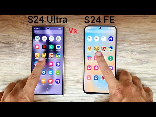 Samsung S24 Ultra vs S24 FE | SPEED TEST