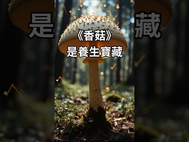  營養與飲食知識《香菇是養生寶藏》#健康飲食 #香菇好處 #免疫力提升 #骨骼健康 #養生食材 #心血管保健