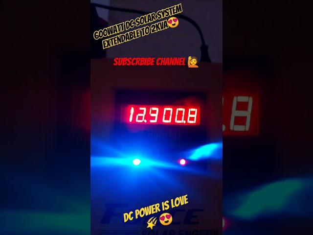 600watt DC solar system fully Hybrid | nonstop power! #fixitech #techdaily #life #you #ytshorts