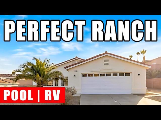 Las Vegas Nevada Home with Pool for Sale | Better Than New | Huge RV Lot | 4 Bedrooms | XL Garage