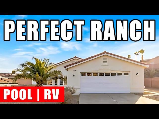 Las Vegas Nevada Home with Pool for Sale | Better Than New | Huge RV Lot | 4 Bedrooms | XL Garage