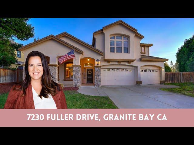  Granite Bay Dream Home – 7230 Fuller Drive | 5 Beds, 3 Baths Near Folsom Lake!