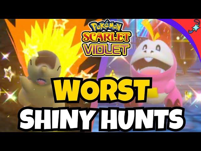 Top 10 WORST Shiny Hunts in Pokemon Scarlet & Violet