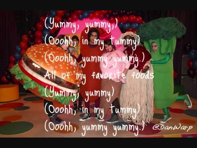 Favorite Food By Victorious Cast (Lyrics On Screen)