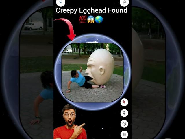 creepy egghead found on google maps  | world map secrets  | #earthsecret04 #map #earth #googlemap