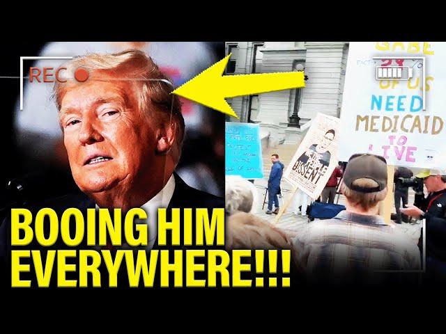 Trump GOES NUTS as he GETS BOOED Everywhere
