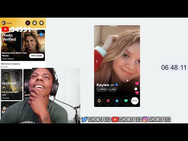 Speed Goes on Tinder LIVE