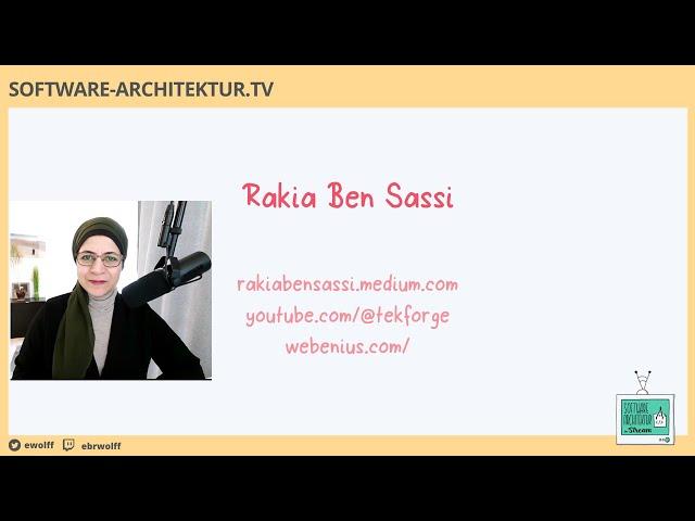 Rakia Ben Sassi: Software Architecture as a Job
