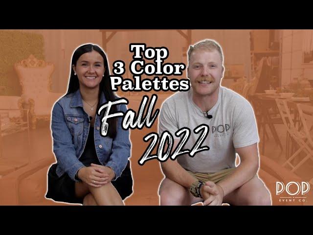 TOP 3 FALL COLOR PALETTES OF 2022 - POP Lists