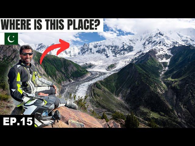 The Hidden Paradise in Nagar Valley in front of Rakaposhi  EP.15 | North Pakistan Motorcycle Tour