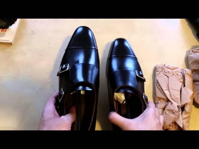 Meermin Mallorca Black Double Monk Strap REVIEW and TRY ON Goodyear Welted French Calf Leather