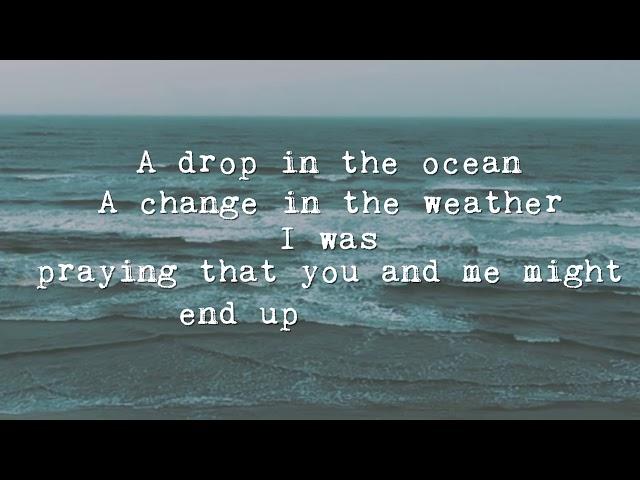 Ron Pope - A Drop In The Ocean (Official Lyric Video)