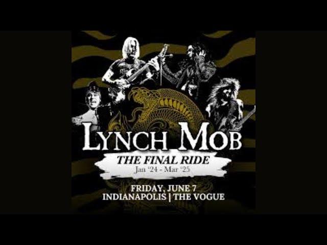 Lynch Mob Live at The Vogue Indianapolis, Indiana  June 7, 2024 Legendary Dokken Guitarist