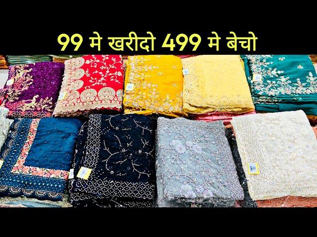 1000 वाली साड़ी 65से साड़ी खरीदें | Surat saree wholesale market | saree manufacturer, Sadi godam