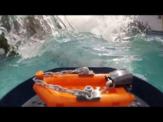 Lego Boat Won't Survive Massive Waves