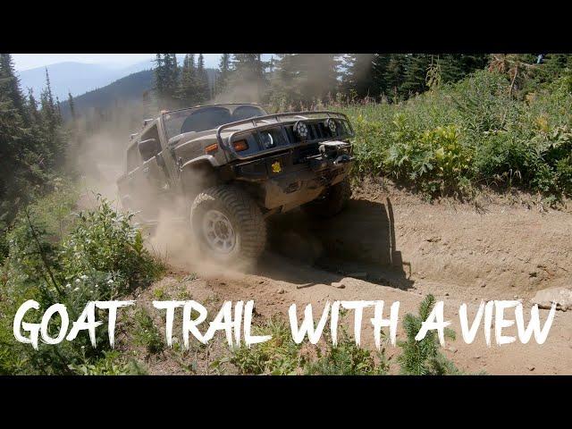 The most unique fire lookout in BC Canada! Goat trail with views!