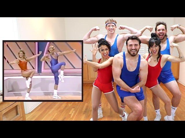 Vlog Squad Follows an 80's Aerobic Music Video