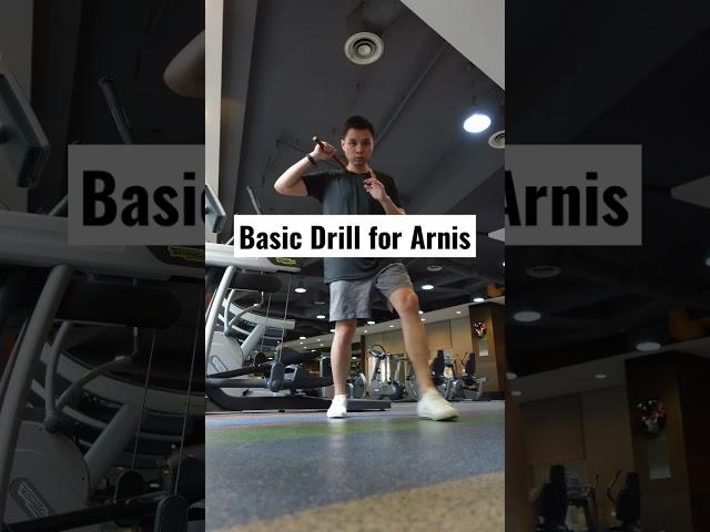 Basic Arnis Coordination Drill #arnis #filipinomartialarts #eskrima #martialarts
