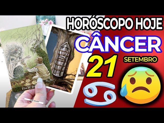 ALGUÉM QUE MORREU QUER QUE VOCÊ SAIBA DISSO️ Câncer  21 Setembro 2024 Horoscopo do dia de hoje 