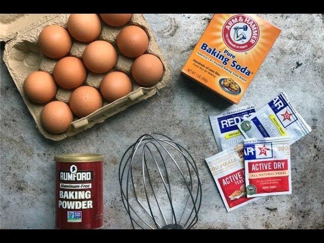 ALL ABOUT LEAVENING | baking soda, baking powder, yeast, and steam