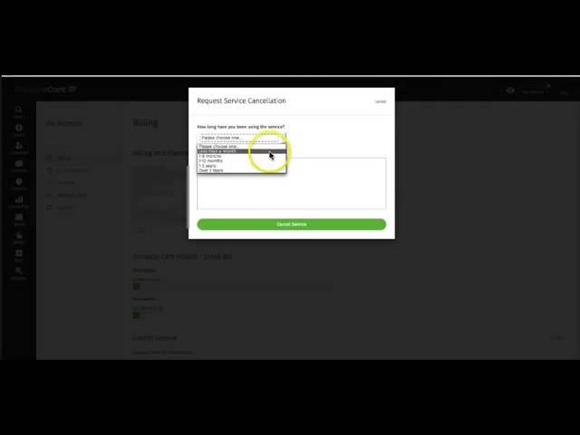 How to submit a cancellation request from your PinnacleCart admin area