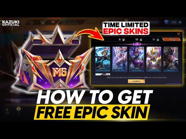 HOW TO GET FREE TIME LIMITED EPIC SKIN FROM M6 BATTLE NIGHT CHEST | CHIP FREE ELITE SKIN