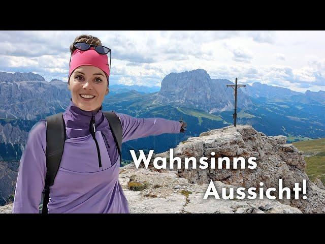 Der schönste Aussichtsberg der Dolomiten? Wanderung in Gröden, Südtirol