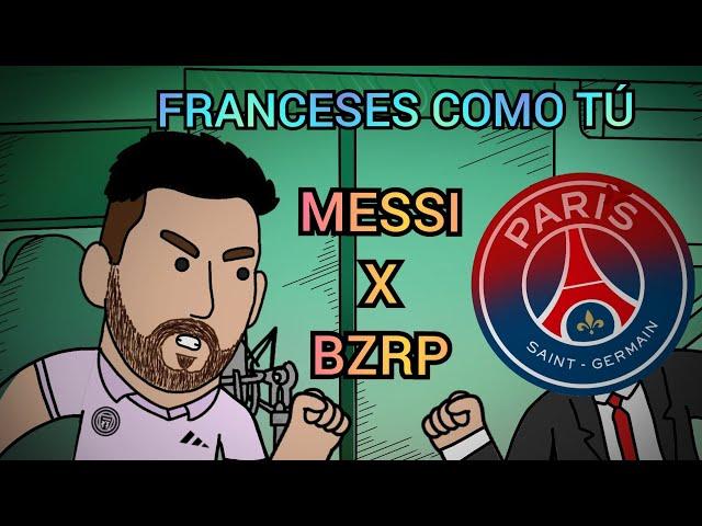 Messi VS PSG (BZRP Music Sessions) parodia Animada. @Gagolito  YoutubeAnimado