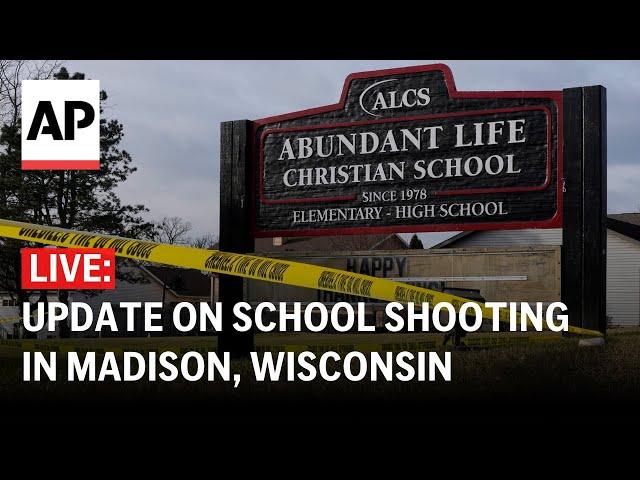 LIVE: Press conference on the school shooting in Madison, Wisconsin