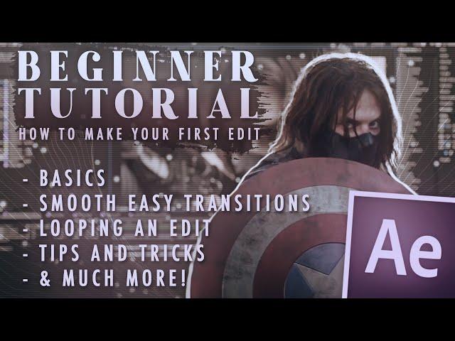 how to make your first edit || after effects beginner tutorial