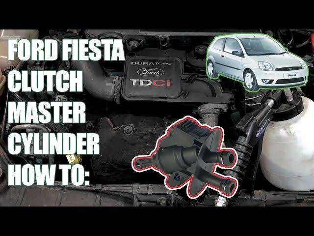 Ford Fiesta MK6 Clutch Master Cylinder Change / Removal How To 2002-08 TDCI