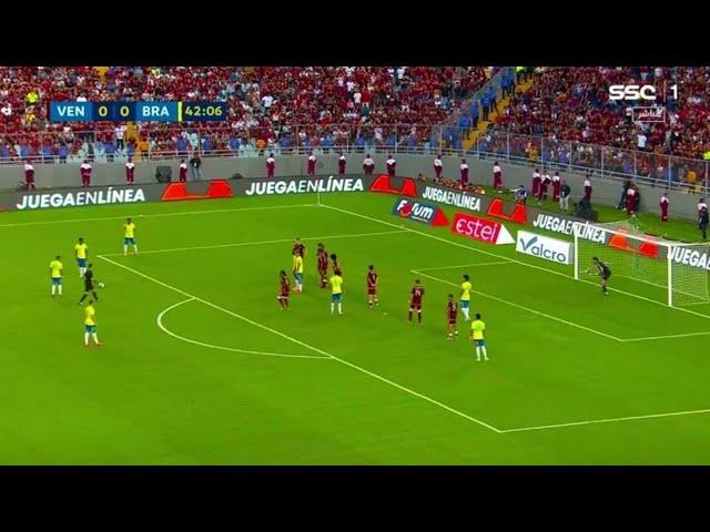 Amazing Free Kick  Raphinha Goal, Venezuela Vs Brazil (0-1) All Goals Analysis & Highlights