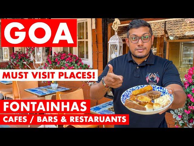 GOA | Fontainhas | Best Cafes, Bars & Restaurants, Beautiful Latin Quarter in Panjim | Goa Vlog |