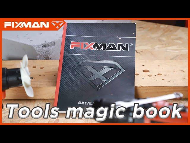 Tools magic book-stop motion by FIXMAN