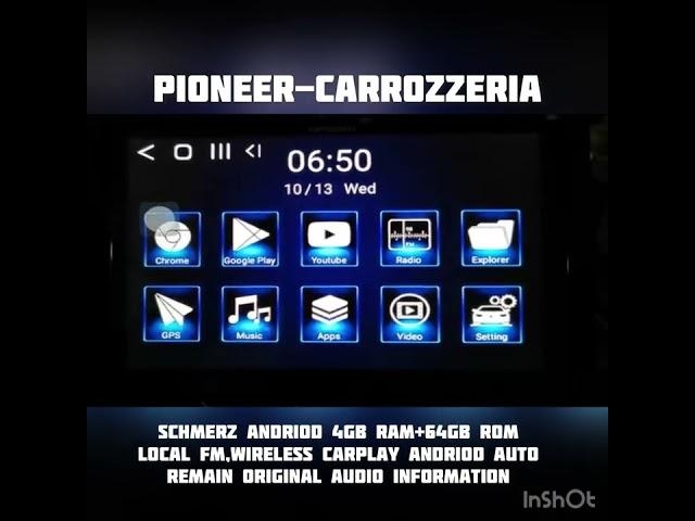 Pioneer CARROZZERIA CarPlay andriod auto