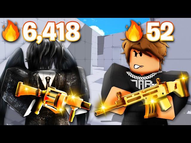 #1 PLAYER has 6,418 WINSTREAK.. So I ENDED IT! (Roblox Rivals)