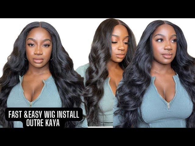 How to install a wig in 5 minutes: ft. Outre synthetic hair HD lace front wig