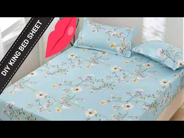 KING SIZE BED SHEET AND 2 PCS PILLOW CASES/FOR CHRISTMAS AND DAILY USE. PLEASE WATCH AND SUBSCRIBE