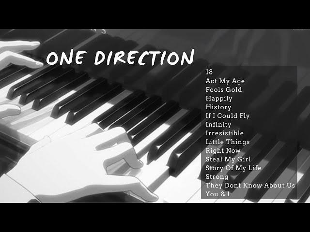 One Direction sing you to sleep (piano version + rain)