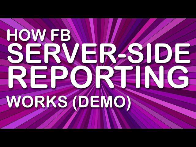 How Facebook Conversions API (aka Server Side API reporting) works (DEMO)