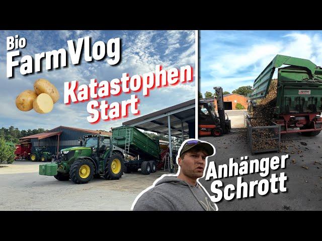 Kartoffel Start 2024 -  so viele Kluten hatten wir noch nie.. Wagen Schrott & mehr Vlog 121