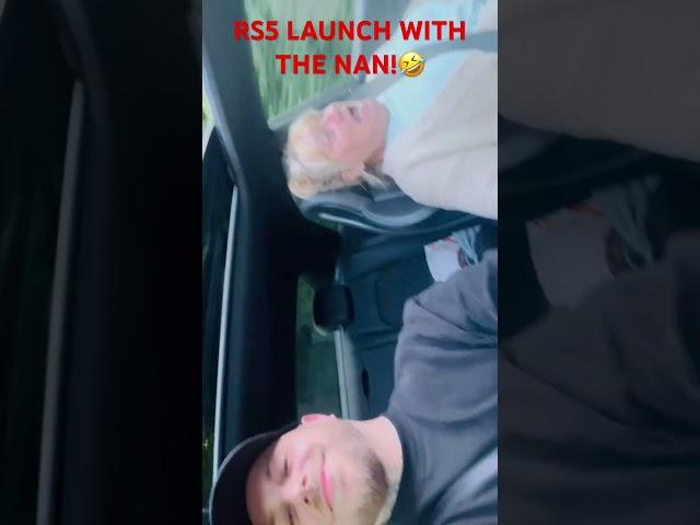 Audi rs5 b9 LAUNCH   #rs5 #fypシ #funny #launch #audi #fast y