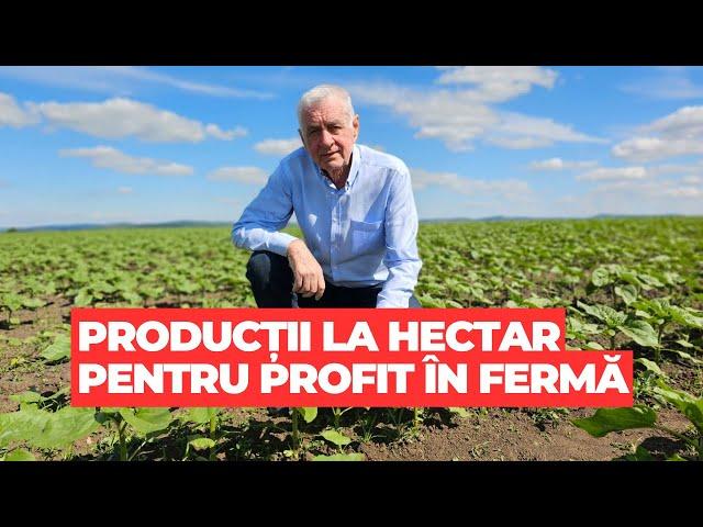 Ferma lui Vasile Balcan - producții pentru profit la hectar prin procesare