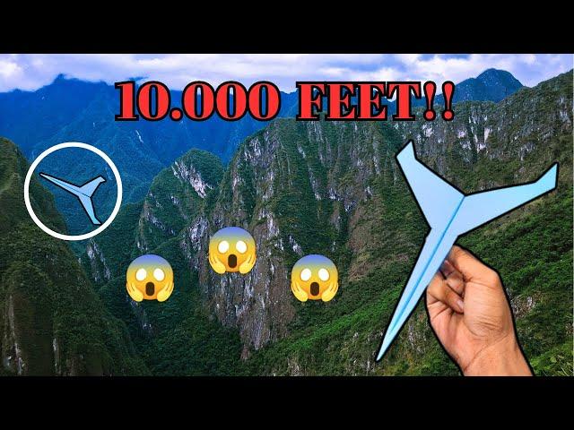 How to make a paper airplane that always Fly Far!! 10,000-foot Paper Airplanes !!